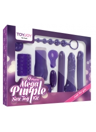 Эротический набор Toy Joy Mega Purple - Toy Joy - купить с доставкой в Мытищах
