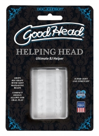 Прозрачный мастурбатор HELPING HEAD - Doc Johnson - в Мытищах купить с доставкой