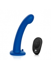 Синяя насадка Remote Control P-Spot G-Spot с черными трусиками - 20 см. - Pegasus - купить с доставкой в Мытищах