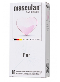 Супертонкие презервативы Masculan Pur - 10 шт. - Masculan - купить с доставкой в Мытищах