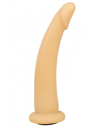 Телесная гладкая насадка-фаллоимитатор Harness - 20 см. - LOVETOY (А-Полимер) - купить с доставкой в Мытищах