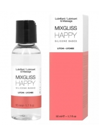 Смазка на силиконовой основе Mixgliss Happy - 50 мл. - Mixgliss - купить с доставкой в Мытищах