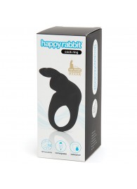 Черное эрекционное виброкольцо Happy Rabbit Rechargeable Rabbit Cock Ring - Happy Rabbit - в Мытищах купить с доставкой