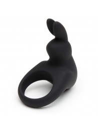 Черное эрекционное виброкольцо Happy Rabbit Rechargeable Rabbit Cock Ring - Happy Rabbit - в Мытищах купить с доставкой