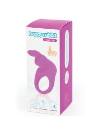 Фиолетовое эрекционное виброкольцо Happy Rabbit Rechargeable Rabbit Cock Ring - Happy Rabbit - в Мытищах купить с доставкой