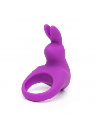 Фиолетовое эрекционное виброкольцо Happy Rabbit Rechargeable Rabbit Cock Ring - Happy Rabbit - в Мытищах купить с доставкой