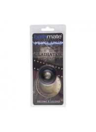 Чёрное эрекционное кольцо Gladiator - Bathmate - в Мытищах купить с доставкой
