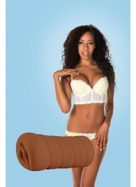 Коричневый мастурбатор-вагина BRIANNA - Dream Toys - в Мытищах купить с доставкой