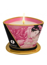 Массажная свеча Rose Petals с ароматом розы - 170 мл. - Shunga - купить с доставкой в Мытищах