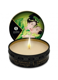 Массажная свеча Exotic Green Tea с ароматом зелёного чая - 30 мл. - Shunga - купить с доставкой в Мытищах