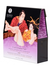 Соль для ванны Lovebath Sensual lotus, превращающая воду в гель - 650 гр. - Shunga - купить с доставкой в Мытищах