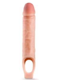 Телесная насадка на пенис 10 Inch Cock Sheath Extender - 25 см. - Blush Novelties - в Мытищах купить с доставкой