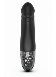 Черный вибратор с электростимуляцией Real Deal Neal - 16,5 см. - MyStim - купить с доставкой в Мытищах