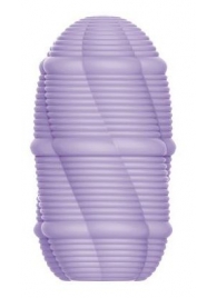 Сиреневый мастурбатор-яйцо Smooth Stripes - Baile - в Мытищах купить с доставкой