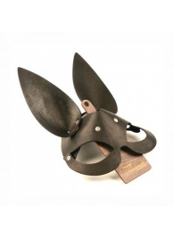 Черная гладкая маска  Зайка  с длинными ушками - Crazy Handmade - купить с доставкой в Мытищах