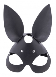 Черная гладкая маска  Зайка  с длинными ушками - Crazy Handmade - купить с доставкой в Мытищах