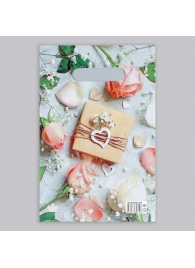 Полиэтиленовый пакет  Подарочек  с вырубной усиленной ручкой - 20 х 30 см. - Сима-Ленд - купить с доставкой в Мытищах