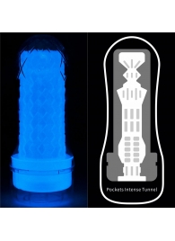 Светящийся в темноте мастурбатор Lumino Play Masturbator Pocketed - Lovetoy - в Мытищах купить с доставкой