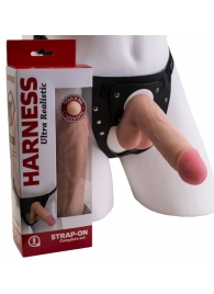 Страпон в подарочной упаковке: трусики с плугом и фаллоимитатор-насадка - 16 см. - LOVETOY (А-Полимер) - купить с доставкой в Мытищах