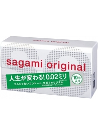 Ультратонкие презервативы Sagami Original 0.02 - 10 шт. - Sagami - купить с доставкой в Мытищах