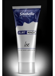 Силиконовая гель-смазка FLIRT MAGIC Ice с лёгким пролонгирующим эффектом - 75 мл. - Sitabella - купить с доставкой в Мытищах