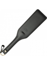Черная кожаная шлепалка SitaBlack - 30 см. - Sitabella - купить с доставкой в Мытищах
