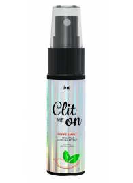 Клиторальный возбуждающий спрей Clit Me On Peppermint - 12 мл. - INTT - купить с доставкой в Мытищах