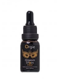 Возбуждающий гель для клитора ORGIE Orgasm Drops Vibe - 15 мл. - ORGIE - купить с доставкой в Мытищах