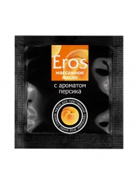 Саше массажного масла Eros exotic с ароматом персика - 4 гр. - Биоритм - купить с доставкой в Мытищах