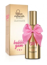 Гель с ароматом жвачки Bubblegum 2-in-1 Scented Silicone Massage And Intimate Gel - 100 мл. - Bijoux Indiscrets - купить с доставкой в Мытищах