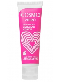 Возбуждающий гель на водно-силиконовой основе Cosmo Vibro с ароматом земляники - 50 гр. - Биоритм - купить с доставкой в Мытищах