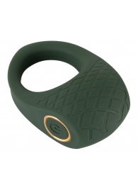 Зеленое эрекционное виброкольцо Luxurious Vibro Cock Ring - Orion - в Мытищах купить с доставкой