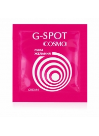 Стимулирующий интимный крем для женщин Cosmo G-spot - 2 гр. - Биоритм - купить с доставкой в Мытищах