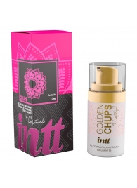 Возбуждающий гель Golden Chups с малиновым ароматом - 17 мл. - INTT - купить с доставкой в Мытищах