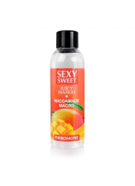Массажное масло Sexy Sweet Juicy Mango с феромонами и ароматом манго - 75 мл. - Биоритм - купить с доставкой в Мытищах