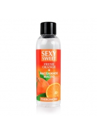 Массажное масло Sexy Sweet Fresh Orange с ароматом апельсина и феромонами - 75 мл. - Биоритм - купить с доставкой в Мытищах