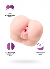 Реалистичный мастурбатор Paula с 2 любовными тоннелями - ToyFa - в Мытищах купить с доставкой