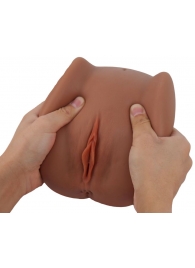 Мастурбатор Black Beauty - вагина и анус - S-HANDE - в Мытищах купить с доставкой