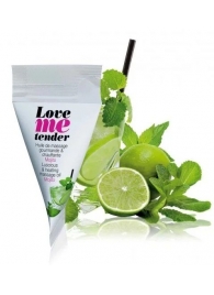 Съедобное согревающее массажное масло Love Me Tender Mojito с ароматом мохито - 10 мл. - Love to Love - купить с доставкой в Мытищах