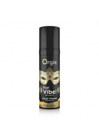 Съедобный гель Dual Vibe Pina Colada с эффектом вибрации и вкусом коктейля пина колада - 15 мл. - ORGIE - купить с доставкой в Мытищах