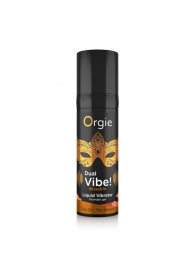 Съедобный гель Dual Vibe Sex On The Beach с эффектом вибрации и вкусом коктейля «секс на пляже» - 15 мл. - ORGIE - купить с доставкой в Мытищах