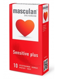 Презервативы Masculan Sensitive plus - 10 шт. - Masculan - купить с доставкой в Мытищах