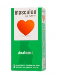 Презервативы анатомической формы Masculan Anatomic - 10 шт. - Masculan - купить с доставкой в Мытищах