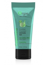 Съедобный интимный гель Orgie Lube Tube Cocktail Caipirinha - 50 мл. - ORGIE - купить с доставкой в Мытищах