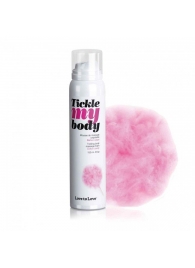 Массажная хрустящая пенка Tickle My Body Cotton Candy с ароматом сладкой ваты - 150 мл. - Love to Love - купить с доставкой в Мытищах