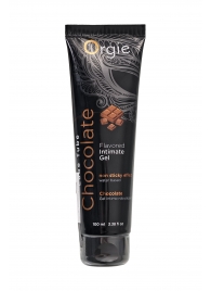 Интимный гель на водной основе Lube Tube Chocolate с шоколадным вкусом - 100 мл. - ORGIE - купить с доставкой в Мытищах