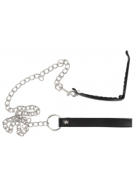 Зажим для половых губ с поводком Pussy Clamp With A Leash - Orion - купить с доставкой в Мытищах