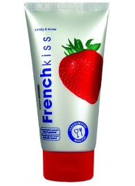 Съедобный лубрикант Frenchkiss с ароматом клубники - 75 мл. - Joy Division - купить с доставкой в Мытищах