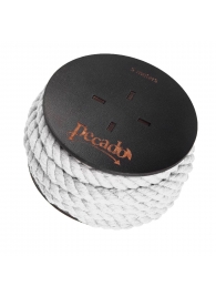 Белая веревка для шибари на катушке - 5 м. - Pecado - купить с доставкой в Мытищах