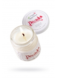 Массажная свеча Tobacco Vanilla - 35 мл. - Pecado - купить с доставкой в Мытищах